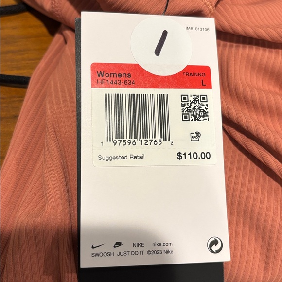 NEW Nike Womens Zenvy InfinaSoft Ribbed High Rise Leggings Large - Picture 8 of 11